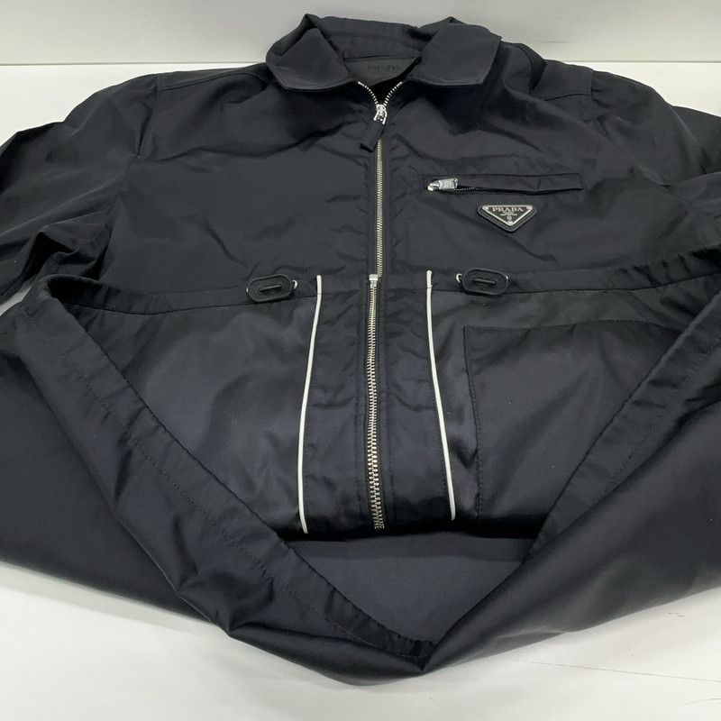 Prada Prada SS21 Logo Zip Jacket for Men Size US M / EU 48-50 / 2 - 7 Thumbnail