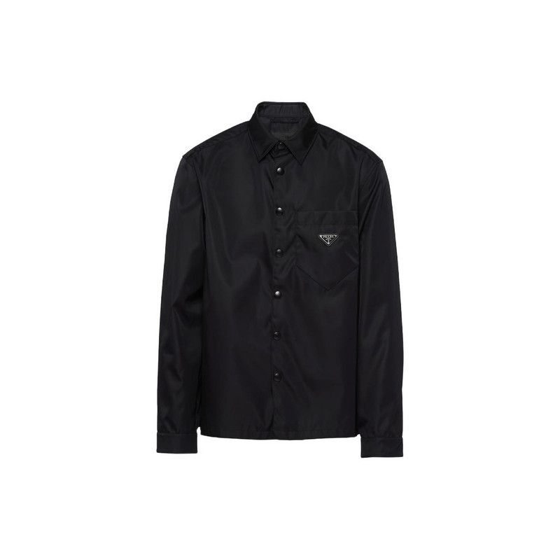Prada Prada Re-Nylon Logo Long Sleeve Casual Shirt Size US XXL / EU 58 / 5 - 3 Thumbnail