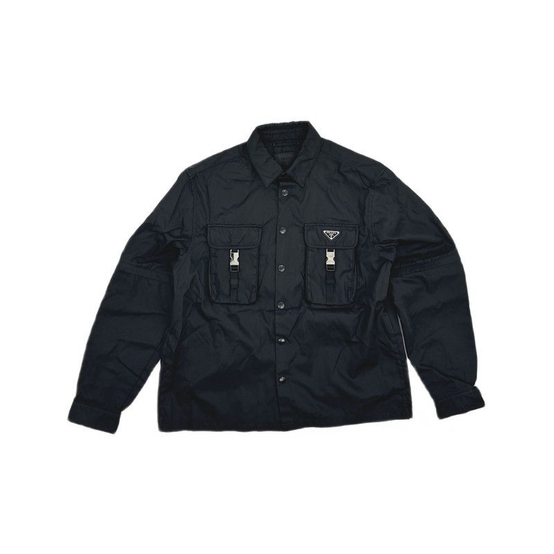Prada Prada Black Long Sleeve Button-Up Shirt Size US L / EU 52-54 / 3 - 6 Thumbnail