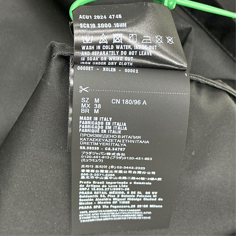 Prada Prada Black Long Sleeve Zip Jacket Size US M / EU 48-50 / 2 - 3 Thumbnail