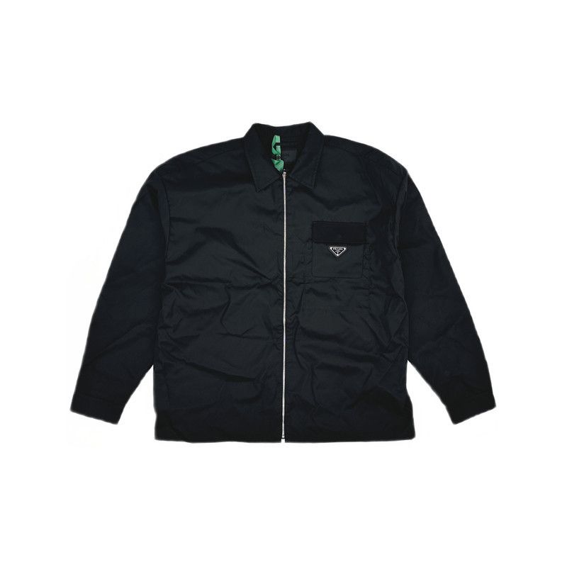Prada Prada Black Long Sleeve Jacket with Badge Size US XL / EU 56 / 4 - 3 Thumbnail