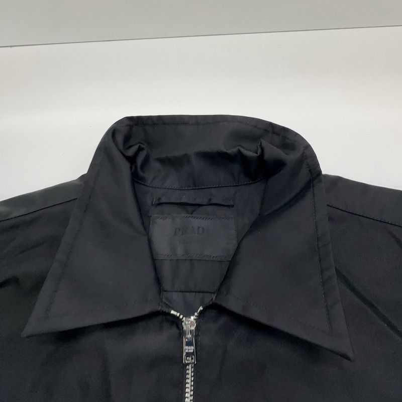 Prada Prada Black Zippered Long Sleeve Jacket Size US XL / EU 56 / 4 - 9 Thumbnail