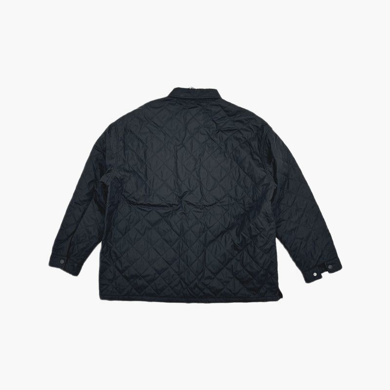 Prada Black Logo Quilted Jacket for Men