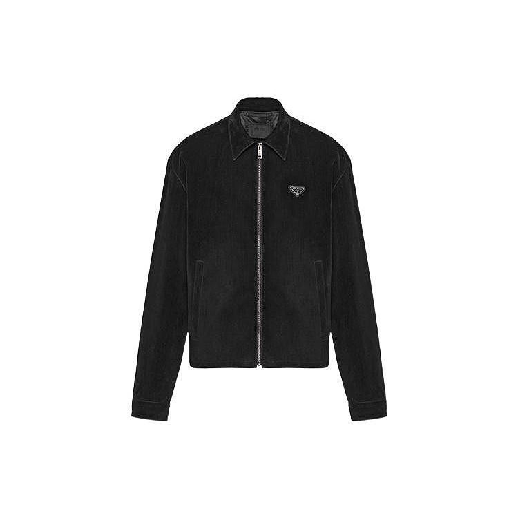 Prada Prada Logo Zip Collar Long Sleeve Jacket Size US M / EU 48-50 / 2 - 5 Thumbnail
