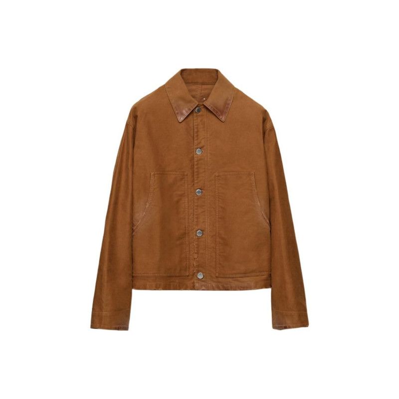 Prada Prada SS25 Brown Button-Up Jacket Size US L / EU 52-54 / 3 - 6 Thumbnail