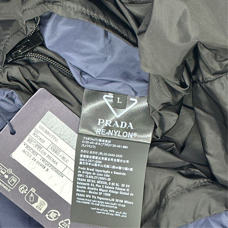 Prada Prada SS24 Black Logo Hoodie Jacket Size US L / EU 52-54 / 3 - 2 Thumbnail