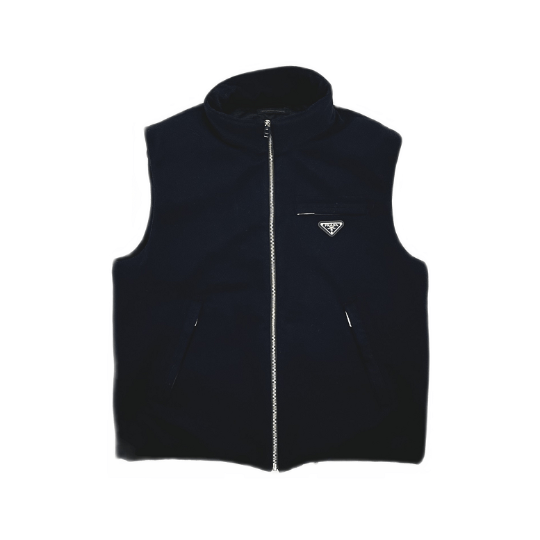 Prada Prada Solid Color Zipper Vest Size US L / EU 52-54 / 3 - 6 Thumbnail