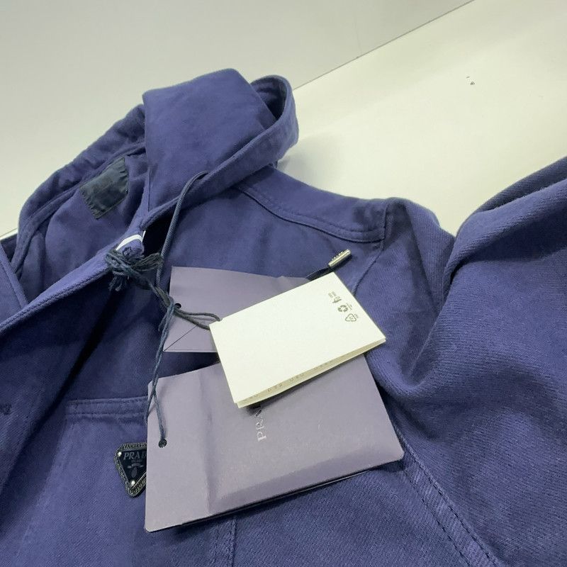 Prada Prada Spring Summer Men's Denim Hoodie Size US L / EU 52-54 / 3 - 11 Thumbnail