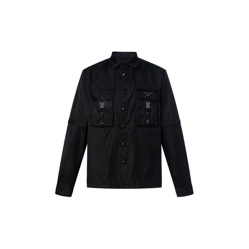 Prada Prada Black Loose Fit Long Sleeve Shirt Size US XS / EU 42 / 0 - 7 Thumbnail