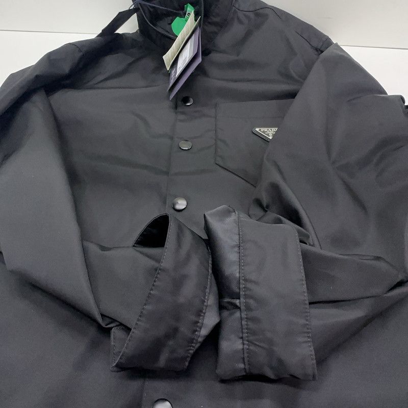 Prada Prada Re-Nylon Logo Long Sleeve Casual Shirt Size US XL / EU 56 / 4 - 5 Thumbnail