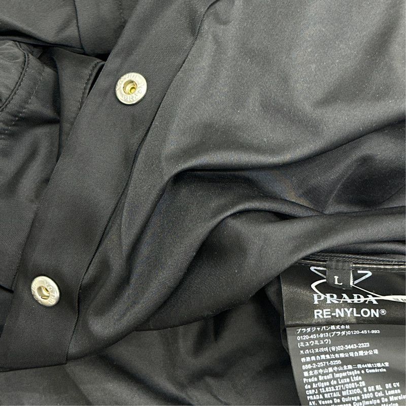 Prada Prada Black Loose-Fit Button-Up Shirt Size US L / EU 52-54 / 3 - 2 Thumbnail
