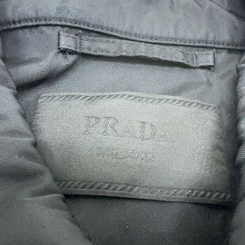 Prada Prada Black Button-Down Loose Long Sleeve Shirt Size US L / EU 52-54 / 3 - 3 Thumbnail