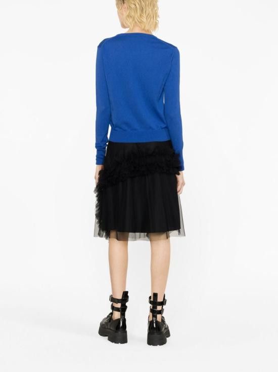 Vivienne Westwood VIVIENNE WESTWOOD Women Sweater 1803002S Y0010K401 Blue Size L / US 10 / IT 46 - 2 Thumbnail