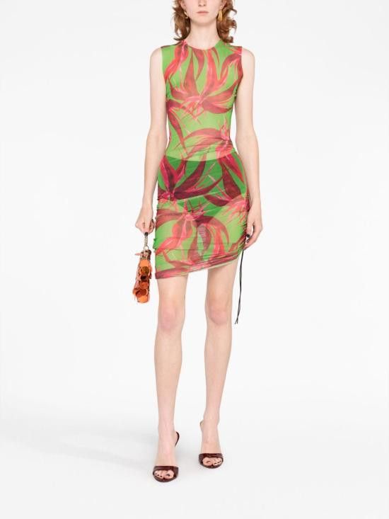 Louisa Ballou LOUISA BALLOU Women Short Skirts 114120 4010 Green Size L / US 10 / IT 46 - 4 Thumbnail