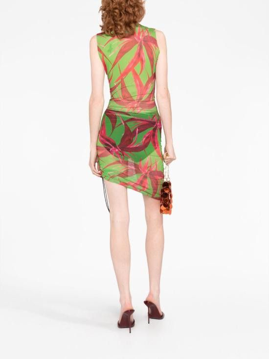 Louisa Ballou LOUISA BALLOU Women Short Skirts 114120 4010 Green Size L / US 10 / IT 46 - 6 Thumbnail