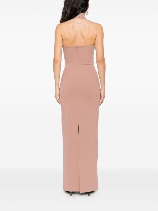 Solace London SOLACE LONDON Women Long Skirts OS44047 COCOA Beige Size M / US 6-8 / IT 42-44 - 5 Thumbnail