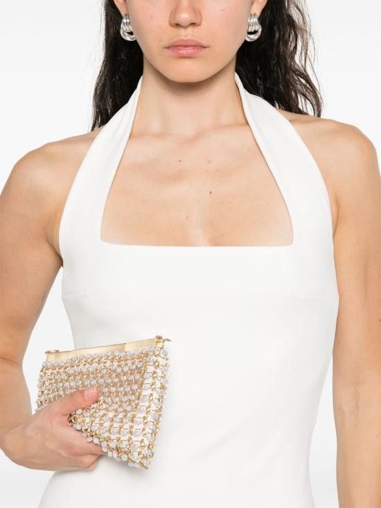 Solace London SOLACE LONDON Women Long Skirts OS44047 CREAM Beige Size M / US 6-8 / IT 42-44 - 5 Thumbnail