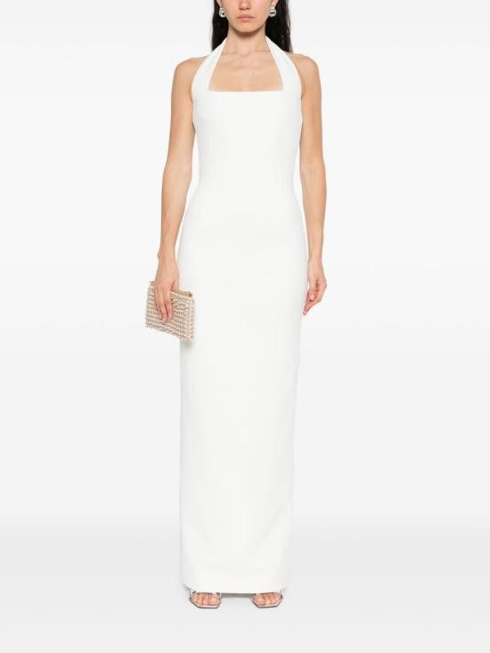 Solace London SOLACE LONDON Women Long Skirts OS44047 CREAM Beige Size S / US 4 / IT 40 - 2 Thumbnail