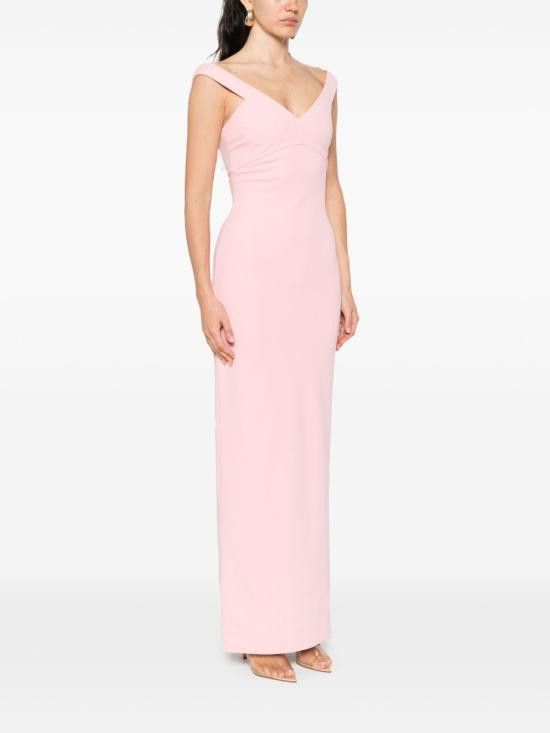 Solace London SOLACE LONDON Women Long Skirts OS44044 POWDERPINK Pink Size M / US 6-8 / IT 42-44 - 3 Thumbnail