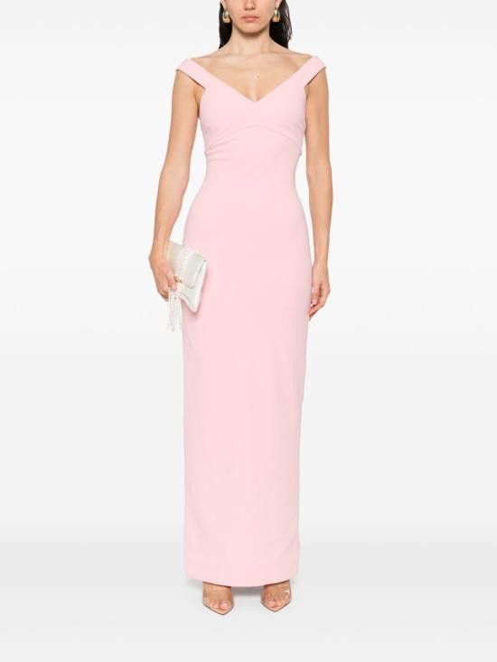 Solace London SOLACE LONDON Women Long Skirts OS44044 POWDERPINK Pink Size M / US 6-8 / IT 42-44 - 5 Thumbnail