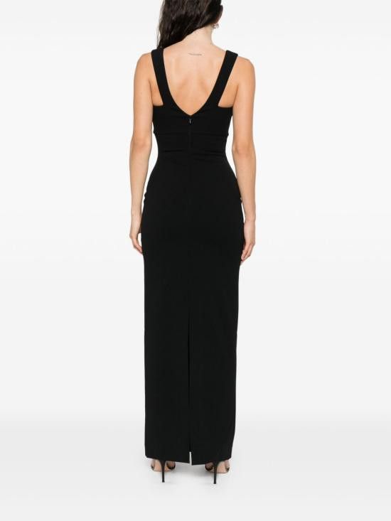 Solace London SOLACE LONDON Women Long Skirts OS44044 BLACK Black Size M / US 6-8 / IT 42-44 - 3 Thumbnail