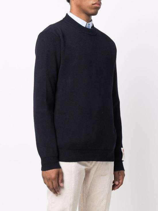 Golden Goose GOLDEN GOOSE Men Sweater GMP00841 P00066250486 Blue Size US L / EU 52-54 / 3 - 3 Thumbnail