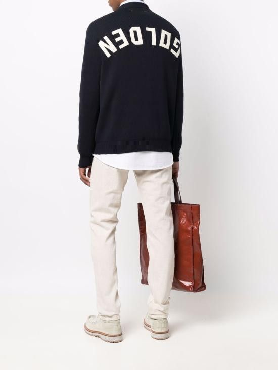 Golden Goose GOLDEN GOOSE Men Sweater GMP00841 P00066250486 Blue Size US XL / EU 56 / 4 - 5 Thumbnail