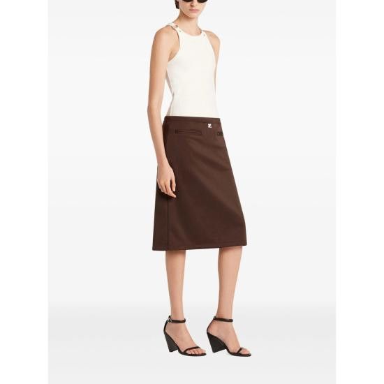 Courreges COURREGES Women Tops 325JDE142JS 0194 0001 WHITE Size XS / US 0-2 / IT 36-38 - 4 Thumbnail
