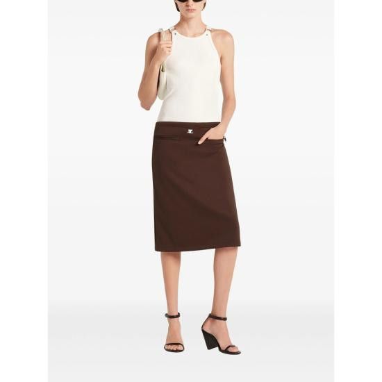 Courreges COURREGES Women Tops 325JDE142JS 0194 0001 WHITE Size S / US 4 / IT 40 - 2 Thumbnail