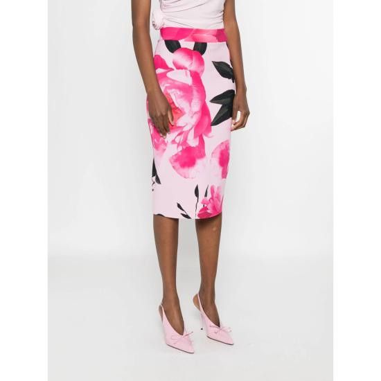 Chiara Boni CHIARA BONI Women Mid Skirts LUMI STT70 PINK Size 30" / US 8 / IT 44 - 4 Thumbnail