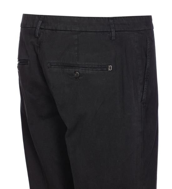 Dondup DONDUP Men Straight Pants UP688 GSE043U PTD999 Black Size US 30 / EU 46 - 4 Thumbnail