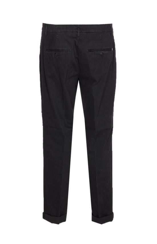 Dondup DONDUP Men Straight Pants UP688 GSE043U PTD999 Black Size US 34 / EU 50 - 2 Thumbnail
