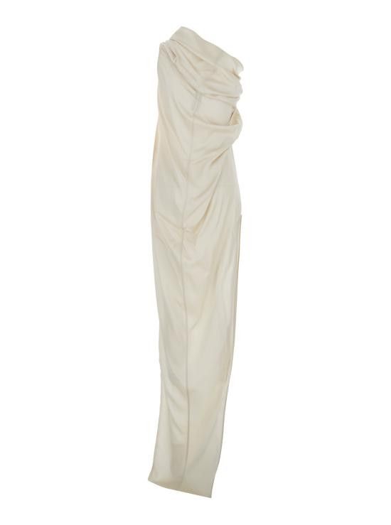 Rick Owens RICK OWENS Women Long Skirts RP01E7509SCH41 White Size M / US 6-8 / IT 42-44 - 2 Thumbnail