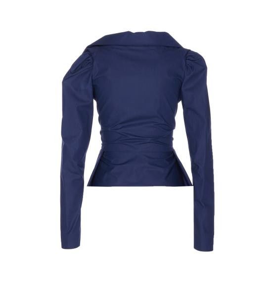 Vivienne Westwood VIVIENNE WESTWOOD Women Shirts 15010061 W009QK410 Blue Size M / US 6-8 / IT 42-44 - 2 Thumbnail