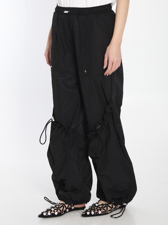 The Attico THE ATTICO Women Straight Pants 250WCP00255 BLACK Size 27" / US 4 / IT 40 - 2 Thumbnail