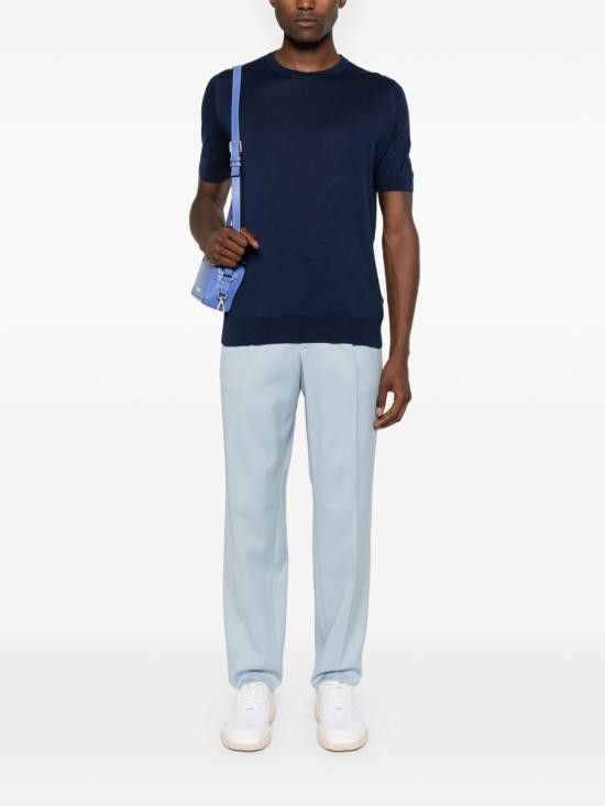 John Smedley JOHN SMEDLEY Men T-Shirts KEMPTON FRENCHNAVY Blue Size US XL / EU 56 / 4 - 3 Thumbnail