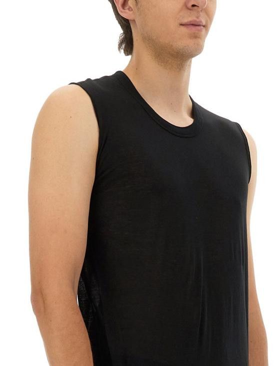 Rick Owens RICK OWENS Men T-Shirts RU02E1151 UC 09 Black Size US XL / EU 56 / 4 - 4 Thumbnail
