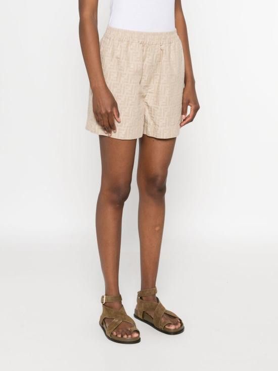 Fendi FENDI Women Shorts & Burmudas FLP870 ASMFF1SAZ Beige Size 28" / US 6 / IT 42 - 4 Thumbnail