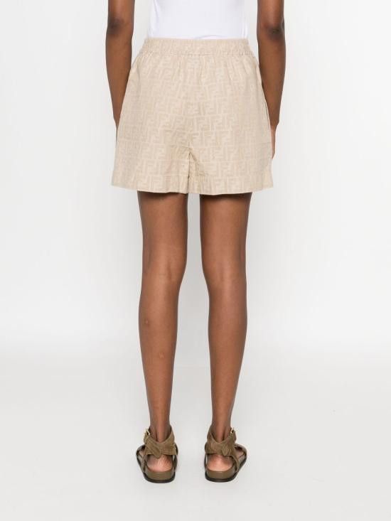 Fendi FENDI Women Shorts & Burmudas FLP870 ASMFF1SAZ Beige Size 28" / US 6 / IT 42 - 2 Thumbnail