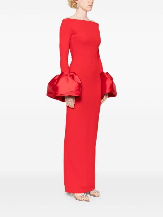 Solace London SOLACE LONDON Women Long Skirts OS40014 RED Red Size M / US 6-8 / IT 42-44 - 3 Thumbnail