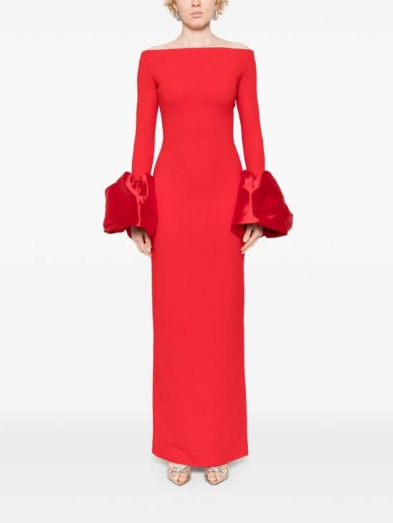Solace London SOLACE LONDON Women Long Skirts OS40014 RED Red Size S / US 4 / IT 40 - 5 Thumbnail