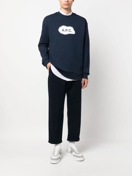 A.P.C. A.P.C. Men Hoodies COEIPH27825 IAK Blue Size US S / EU 44-46 / 1 - 2 Thumbnail