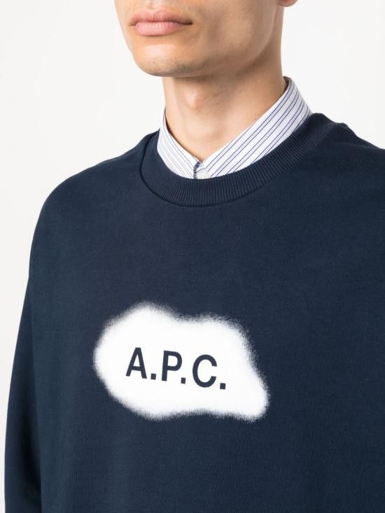 A.P.C. A.P.C. Men Hoodies COEIPH27825 IAK Blue Size US XL / EU 56 / 4 - 5 Thumbnail