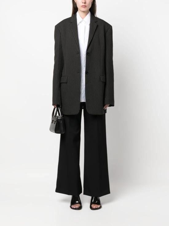 Lanvin LANVIN Women Straight Pants RWTR0010 571110 Black Size 28" / US 6 / IT 42 - 4 Thumbnail