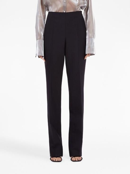 Salvatore Ferragamo SALVATORE FERRAGAMO Women Straight Pants 13C444 763766010 Black Size 30" / US 8 / IT 44 - 4 Thumbnail
