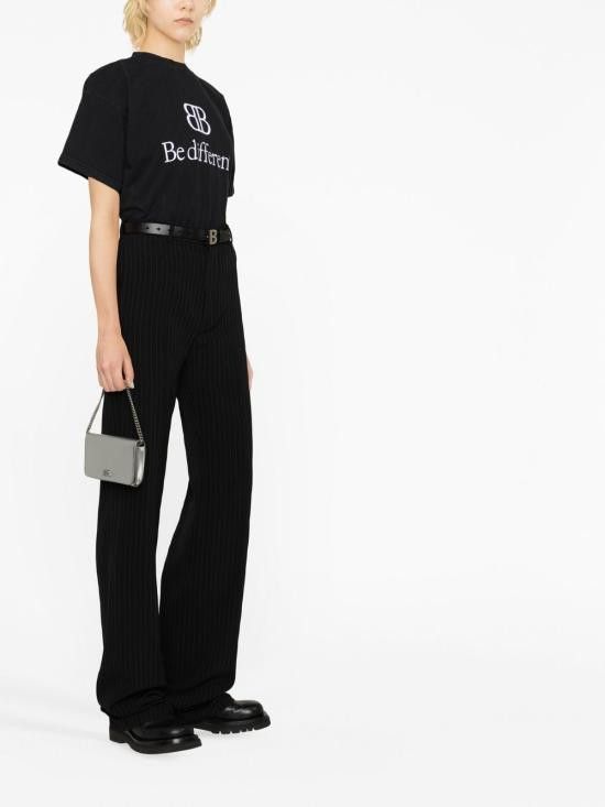 Balenciaga BALENCIAGA Women Straight Pants 725513 TNT361070 Black Size 28" / US 6 / IT 42 - 3 Thumbnail