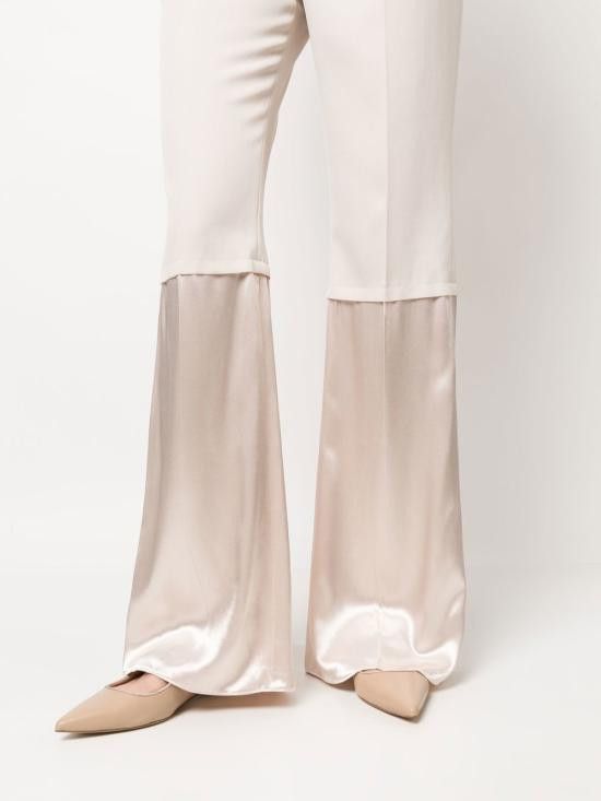 Fendi FENDI Women Straight Pants FR6455 ANQ4F084J White Size 27" / US 4 / IT 40 - 4 Thumbnail