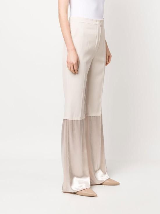 Fendi FENDI Women Straight Pants FR6455 ANQ4F084J White Size 27" / US 4 / IT 40 - 3 Thumbnail