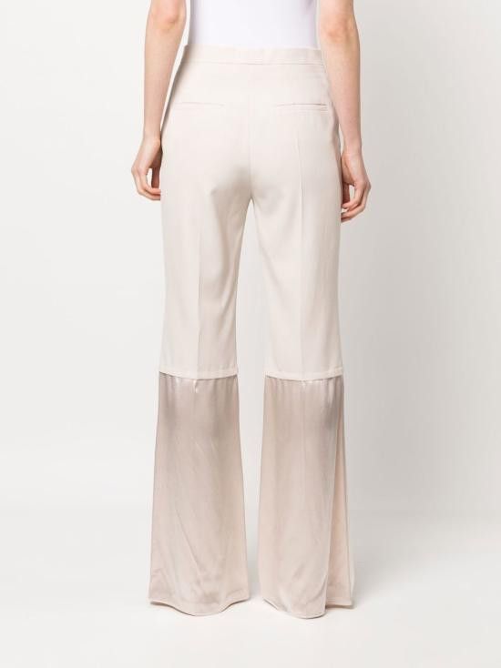 Fendi FENDI Women Straight Pants FR6455 ANQ4F084J White Size 27" / US 4 / IT 40 - 2 Thumbnail