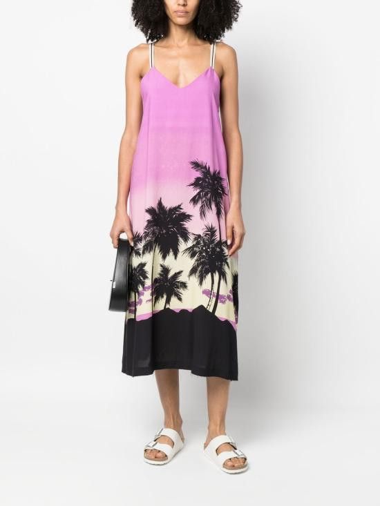 Palm Angels PALM ANGELS Women Short Skirts PWDJ001S23FAB004 3710 Purple Size S / US 4 / IT 40 - 3 Thumbnail